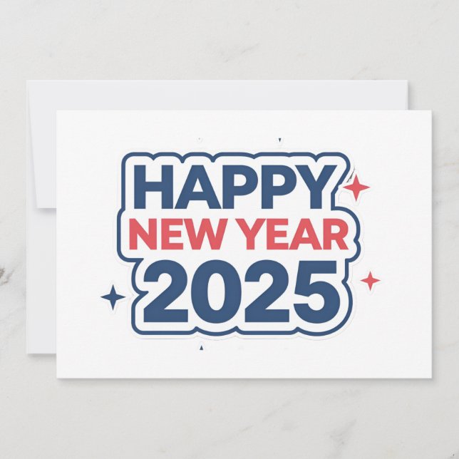 Fira Förbindelser Nyår 2025: Julkort (Framsida)