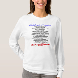Fira frihet! Läs en FÖRBJUDEN bok! T-shirt