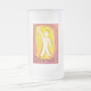 Fira! Frostat Ölglas
