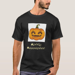 Fira Glad Halloween Pumpa Kläder Mäns T Shirt