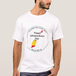 Fira GRENADINSK SJÄLVSTÄNDIGHET Vit Grenada T Shirt