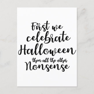 fira Halloween roligt Vykort