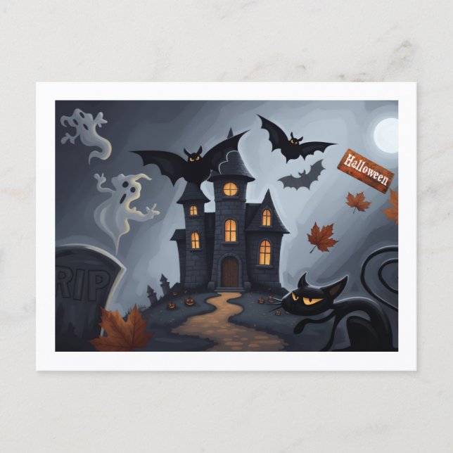 Fira Halloween  Vykort (Framsida)