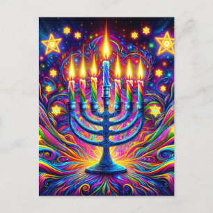 Fira Hanukkah-andan Vykort