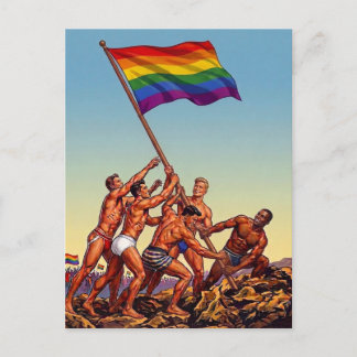 Fira HBTQ-stolthet, styrka och enhet Vykort