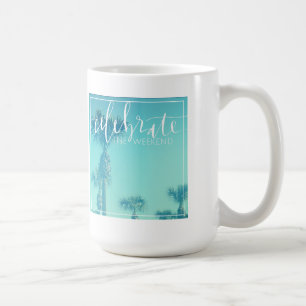Fira helgen kaffemugg
