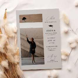 Fira i Stil Elegant Studentfest Inbjudningar