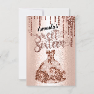 Fira i Stil med Sweet sixteen Blommigt Inbjudningar