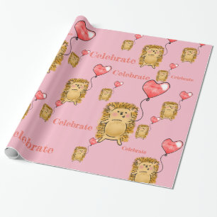 Fira igelkotten presentpapper