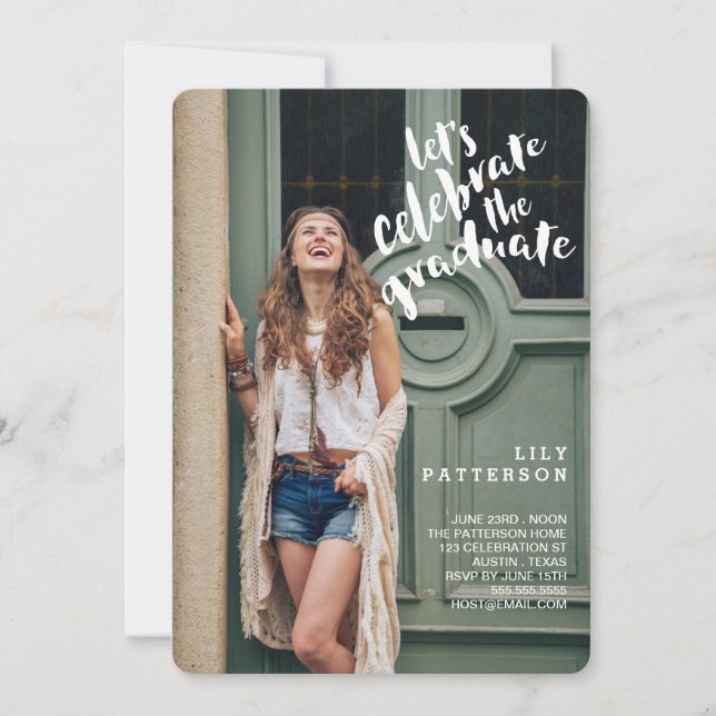 Fira inbjudan till Studentfesten i Student (Framsida)