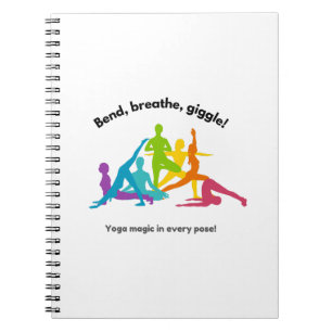 Fira Internationella Barn Yoga-dagen 8 april Anteckningsbok