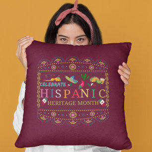 Fira ispanic Heritage Month Design Kudde