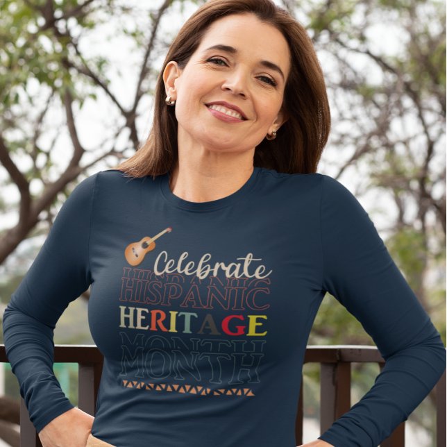Fira ispanic Heritage Month Design T Shirt (Skapare uppladdad)