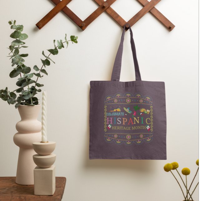 Fira ispanic Heritage Month Design Tygkasse (Skapare uppladdad)