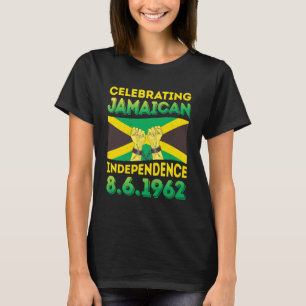 Fira Jamaicas självständighetsdag män kvinnor Jam T Shirt