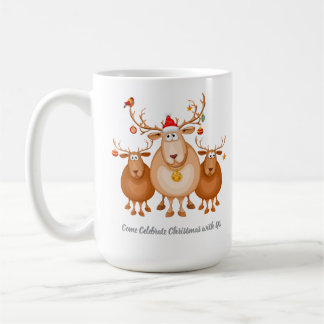 Fira jul med oss av premora kaffemugg