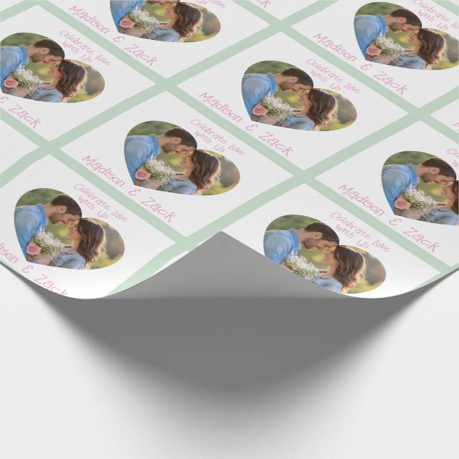 Fira kärlek eget FOTO Namn Presentpapper (Hörn)