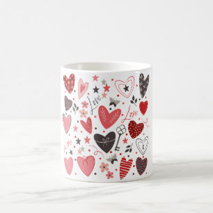 Fira Kärlek med alla sidor: Alla hjärtans dag Kaffemugg
