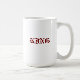 Fira kärlek Par KING och Drottning Text-Koppar Te Kaffemugg