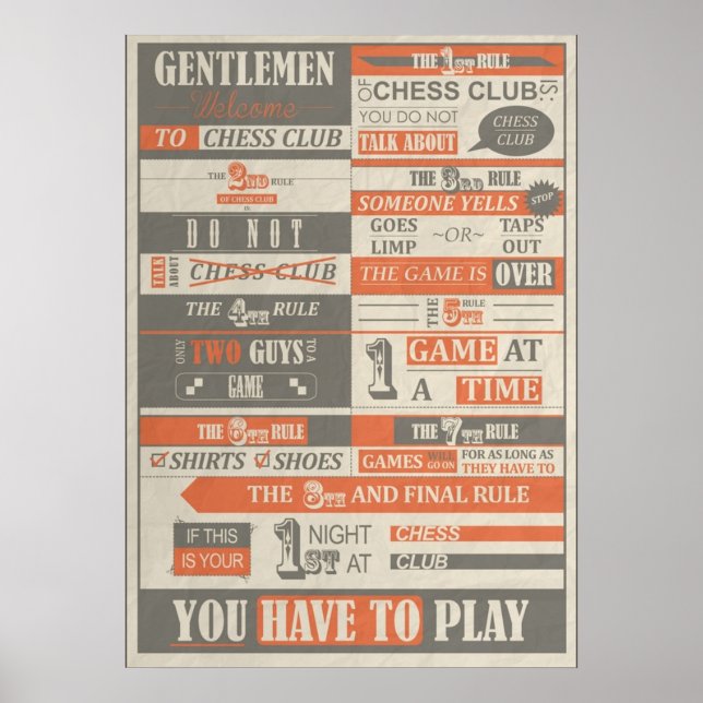 Fira Klubb x Chess-Klubb Poster (Framsidan)