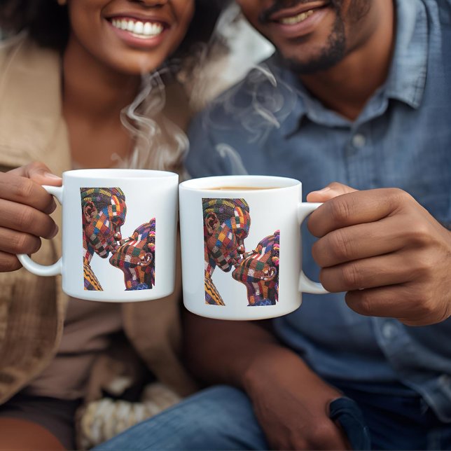 Fira konsten att quiltning kaffemugge kaffemugg (Skapare uppladdad)