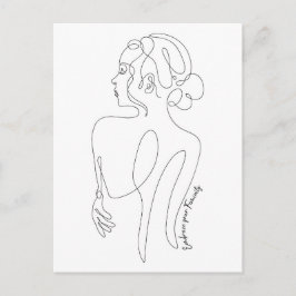 Fira kvinnan i dig - Bygga upp din kvinnlighet Vykort