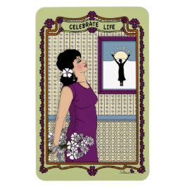 Fira livet_A_4x6 kylskåpsmagnet Magnet