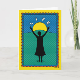 Fira Livet B_Hälsning Kort