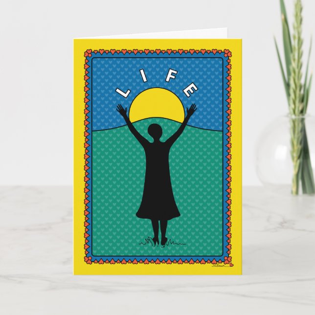 Fira Livet B_Hälsning Kort (Framsida)