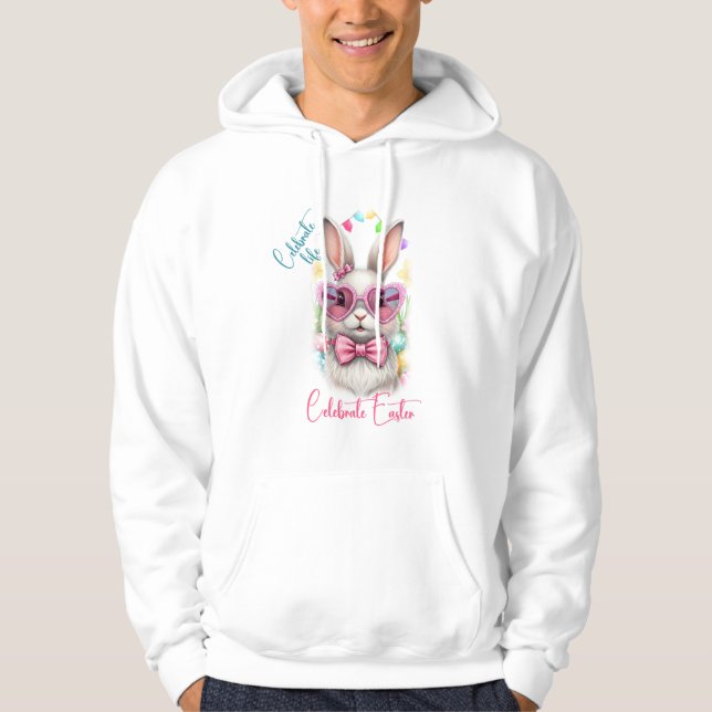 Fira livet Fira påsk Hoodie (Framsida)