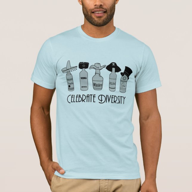 Fira mångfald t shirt (Framsida)