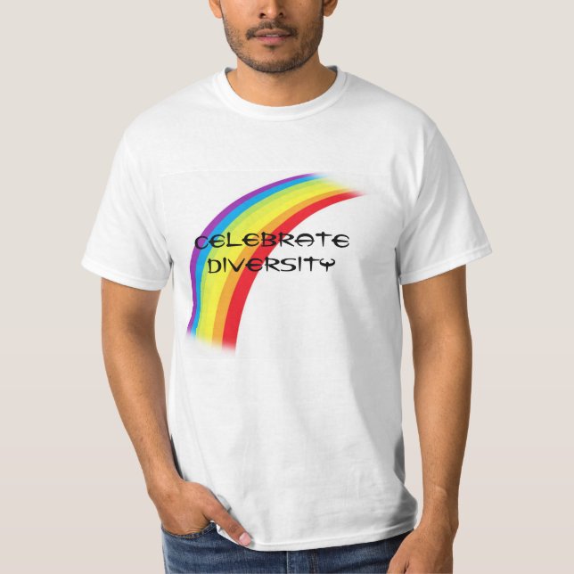 Fira mångfald tee (Framsida)