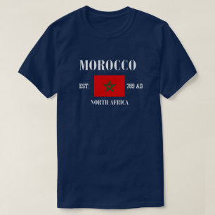 Fira Marockos Pride med Vibrate Flagga T-Shirt