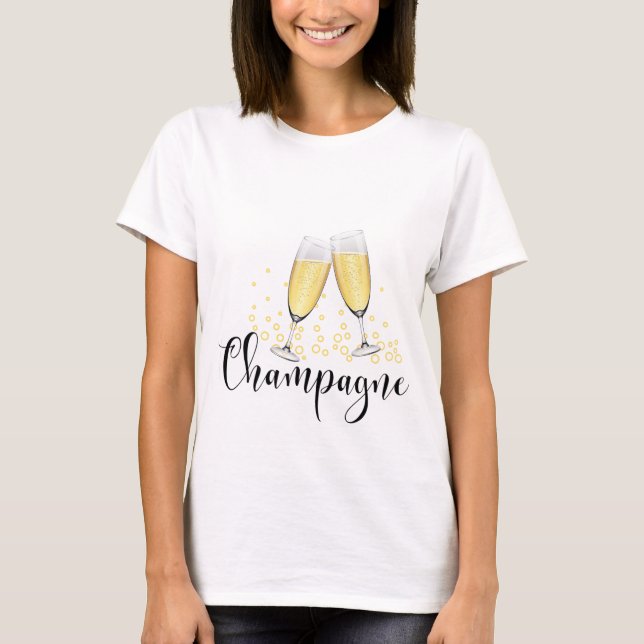Fira med champagne t shirt (Framsida)