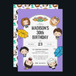 Fira med FRIENDS! Anpassningsbar Chibi Art Birthda Inbjudningar<br><div class="desc">Få redo att vara värd för den mest idealiska födelsedagskalan med vårt anpassade Friends TV Show Birthday Bjud! Perfekt för fläkt på ikonen sitcom,  den här inbjudan för in andan av Central Perk höger till din dörr.</div>
