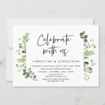 Fira med oss, Bröllopsfirande i det små