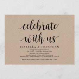 Fira med oss, Rustik Kraft, Bröllopsutflykt Inbjudningar