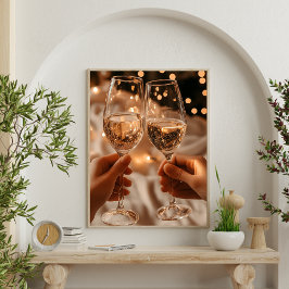 Fira med vin poster