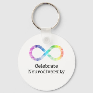 Fira neurodiversitet nyckelring