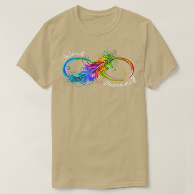 Fira Neurodiversity ADHD Deserve-uppskattning T Shirt (Design framsida)