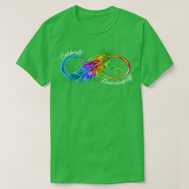 Fira Neurodiversity ADHD Deserve-uppskattning T Shirt (Design framsida)