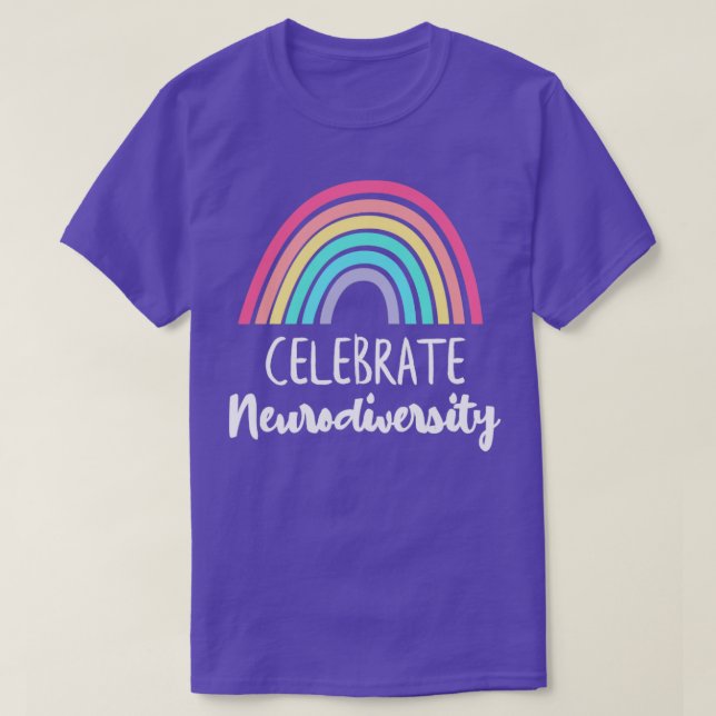 fira neurologisk mångfald10 t shirt (Design framsida)