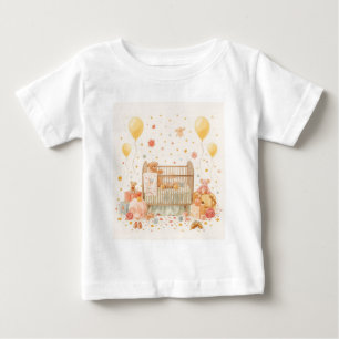 fira nyfödd bebis t shirt