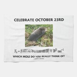Fira Oktober 23rd som för molen tänkan egentlige Kökshandduk