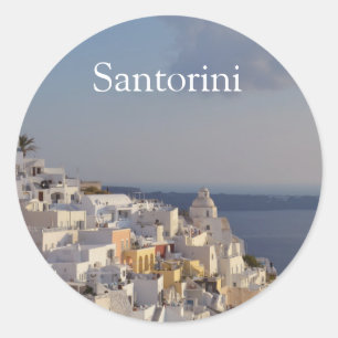 Fira Santorini Stickers Runt Klistermärke