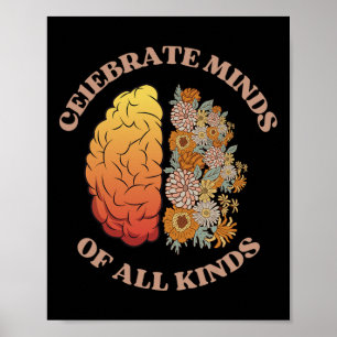 Fira sinnen av alla slag Neurodiverstitet Autism Poster