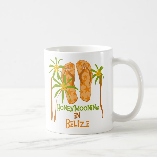 Fira smekmånad i Belize Kaffemugg (Höger)