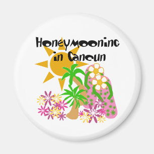 Fira smekmånad i Cancun Magnet