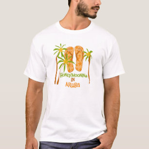 Fira smekmånad i den Aruba T-tröja T-shirt