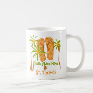 Fira smekmånad i St Thomas Kaffemugg